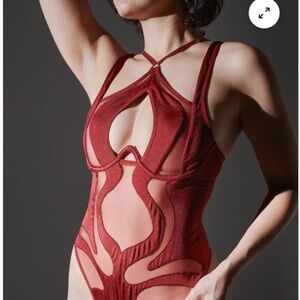 Thistle and Spire Burgundy Chemise